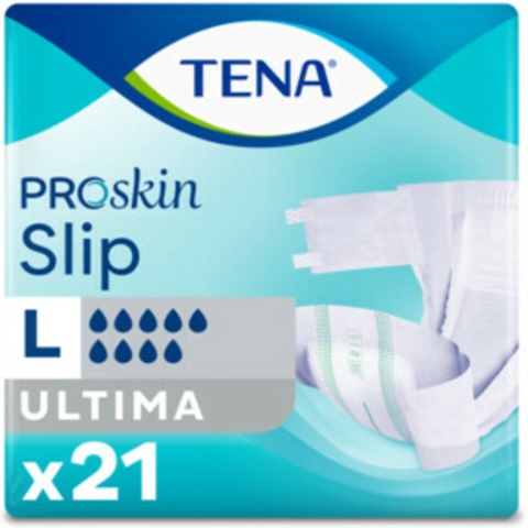 3x TENA ProSkin Slip Ultima Large 21 stuks