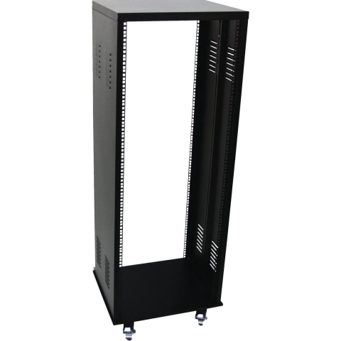 Omnitronic SR-19 19 inch rack 40 HE Staal Incl. wielen