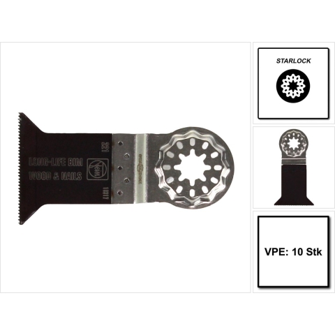Fein E-Cut Long-Life-zaagblad SL 50x50 st. 10 63502221240