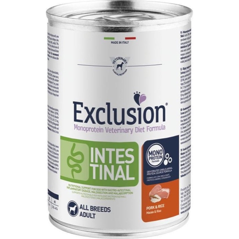 12x400g Intestinal Varken & Rijst Exclusion Diet Hondenvoer