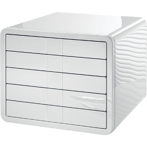 HAN HA-1551-12 Ladenkast I-Box Met 5 Gesloten Laden Wit