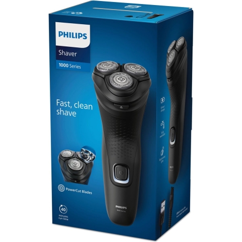 Philips S1141/00 1000 Series Elektrisch Scheerapparaat Zwart