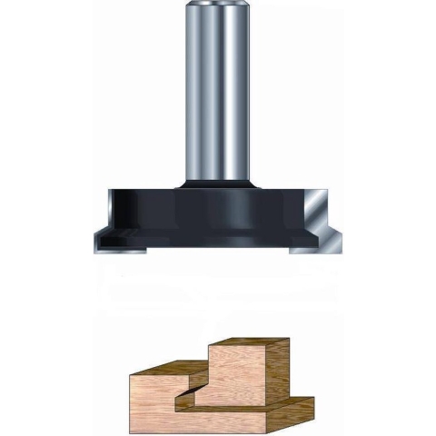 ENT Schuiflade verlijmfrees HM, A/B 25.4/12.7mm kolf 8mm - 7916270