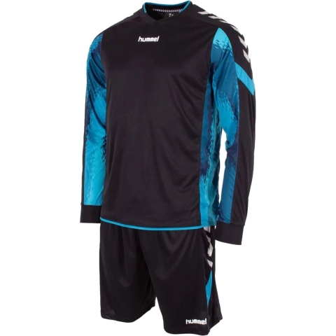 Hummel 115007 Bremen Long Sleeve Keeper Set - Black-Royal - M