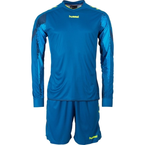 Hummel 115007 Bremen Long Sleeve Keeper Set - Petrol-Yellow - 2XL
