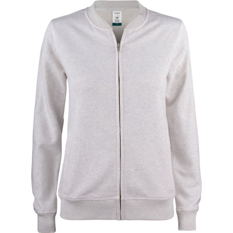 Clique 021007 Premium OC Cardigan Ladies - Nature Melange - XXL