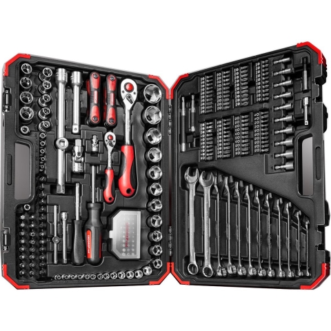 Gedore RED | R46003232 | Combi-Dopsleutelset | 1/4” + 1/2" | 232-Delig - 3300185