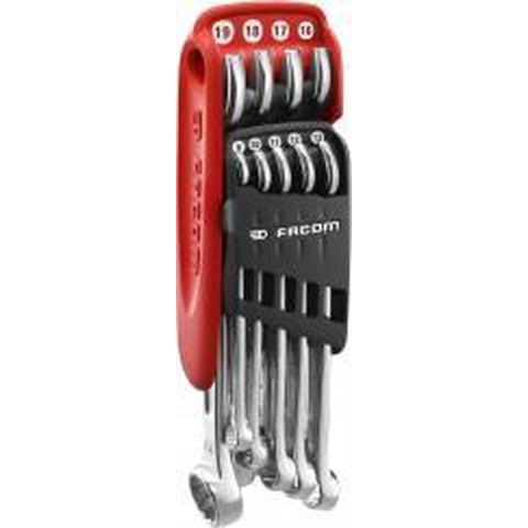 Facom 440 - SET METRISCHE RINGSTEEKSLEUTELS IN HOUDER - 440.JP8PB