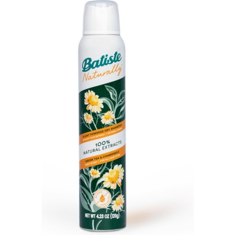 6x Batiste Naturally Droogshampoo Green Tea&Chamomile 200 ml