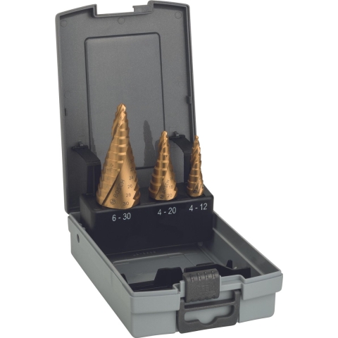 Bosch Accessoires 3-delige set trappenboren HSS-TiN 1st - 2608587432