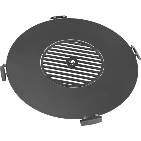 CookKing Grillplaat met grillrooster met 4 handvatten-82 cm
