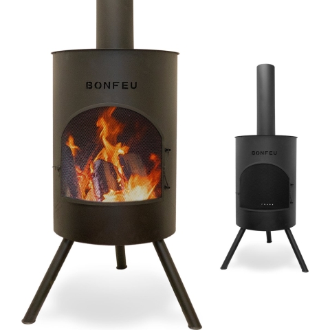 BonFeu BonTon 60 Zwart Tuinhaard