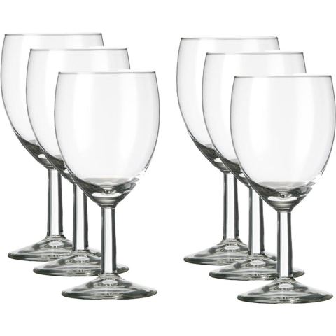 30x Wijnglazen voor witte wijn 240 ml Gilde -
