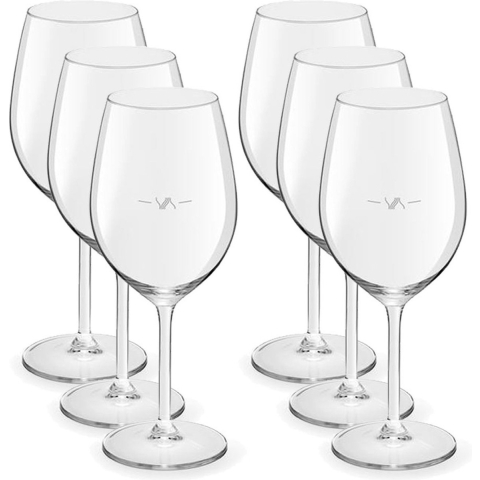 30x Wijnglazen voor rode wijn 530 ml Esprit -