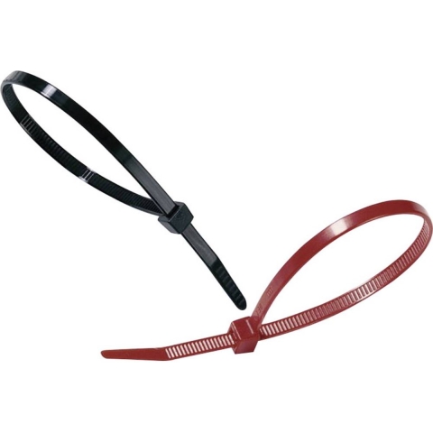 HellermannTyton 111-12660 T120M-W-BK-C1 Kabelbinder 460 mm 7.60 mm Zwart Weerstabiel 100 stuk(s)