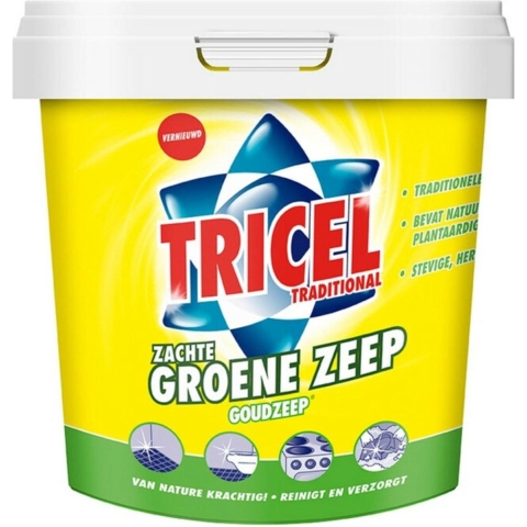 10x Tricel Groene Zeep Goudzeep 750 gr