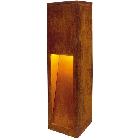 SLV 229410 Rust Slot 50 Staande buitenlamp Spaarlamp E27 11 W IJzer (geroest)