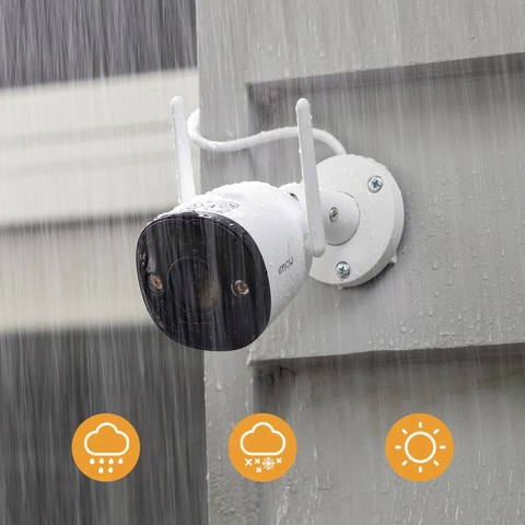 Imou Bullet 3 2K Rond IP-beveiligingscamera Buiten 2304 x 1296 Pixels Plafond/muur