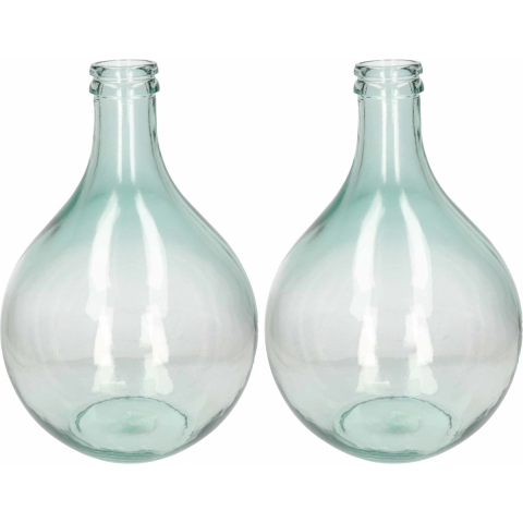 2x Glazen vaas/vazen Nalani 29 x 43 cm -