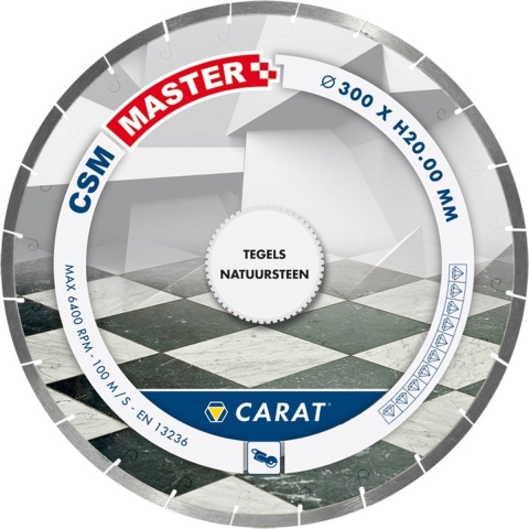 Carat DIAMANTZAAG TEGELS Ø300x20,00MM, CSM MASTER - CSMM300200 - CSMM300200