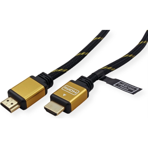 ROLINE GOLD HDMI HighSpeed Kabel met Ethernet, M-M, 15 m