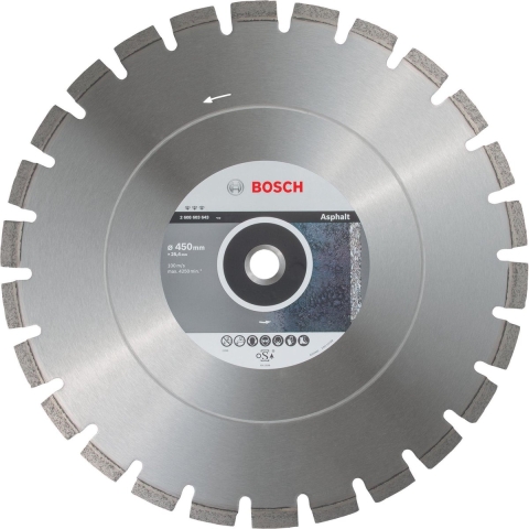 Bosch Accessoires Diamantschijf Best for Asphalt, 450x25.4x12mm - 2608603643
