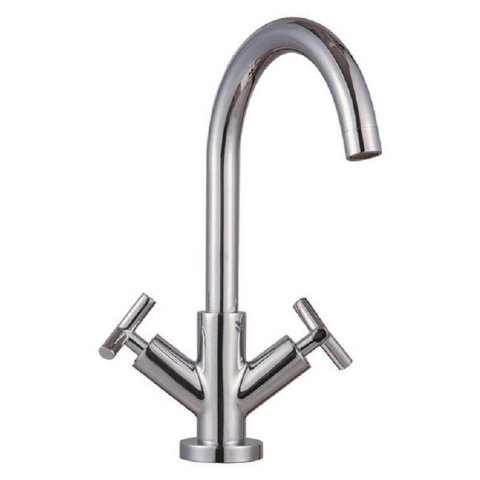 Schutte ELIOT tweegreepskraan wastafel | chroom
 - 79210 79210