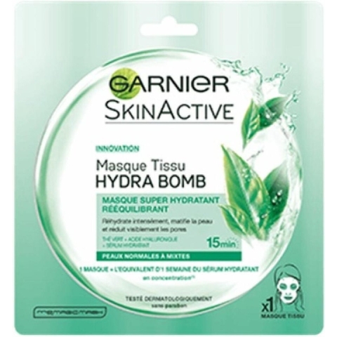 20x Garnier SkinActive Tissue Gezichtsmasker Hydraterend&Regulerend