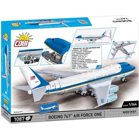 Boeing 747 Air Force One Constructiespeelgoed