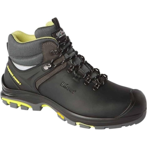 Grisport Safety Tundra / 33504 Hoog S3 Zwart/Lime - Maat 41 - 11.049.046.41