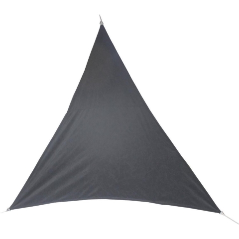 Premium kwaliteit schaduwdoek/zonnescherm Shae driehoek grijs 3 x 3 x 3 meter -