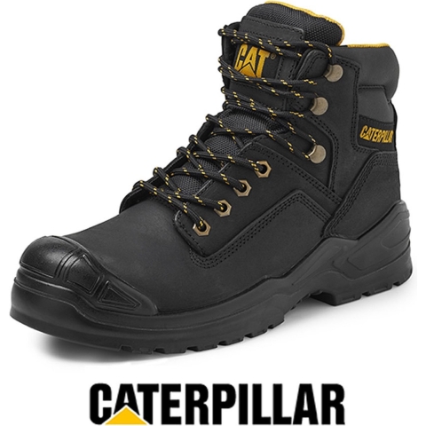 CAT Striver Bump S3 Hoog P724913 + KN | Zwart | Maat 44 - 00.030.027.44 - 00.030.027.44