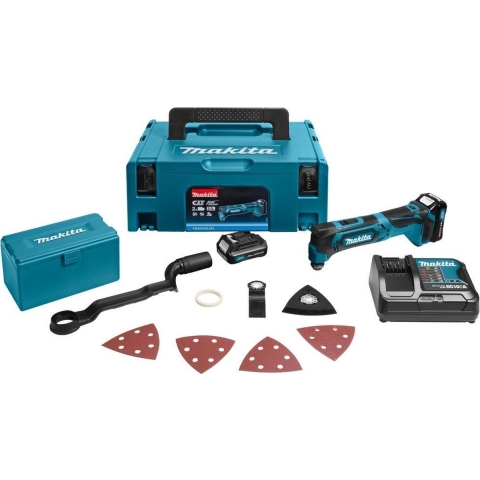 Makita TM30DSAJX4 Accu Multitool 10,8V | 2.0Ah in M-box + accessoires - TM30DSAJX4