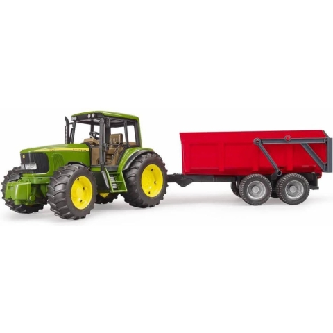 Bruder 02057 John Deere 6920 Tractor met Aanhanger 1:16
