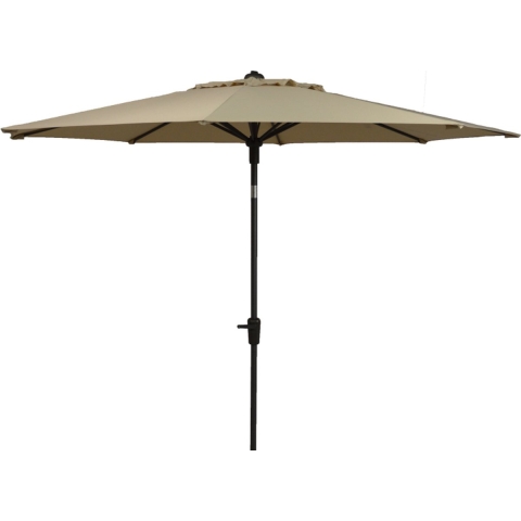 Parasol Paros Opdraai 300cm Ecru