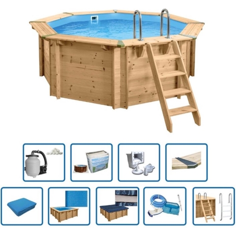 Interline Zwembad Interline Bali rond 3,55m/1,16m - Premium pakket