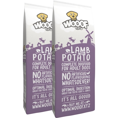 WOOOF lam&aardappel 36kg