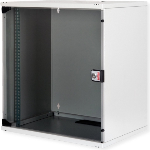ROLINE 19-inch wandbehuizing Basic 12 U, 540x400 BxD Bouwpakket grijs