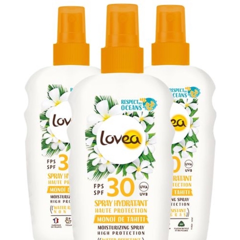 3x Lovea Sun Zonnebrand Spray SPF 30 150 ml