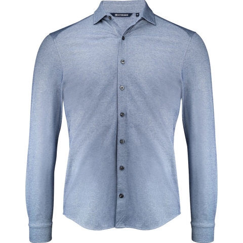 Cutter & Buck 352410 Advantage Shirt Heren - Indigo Melange - S