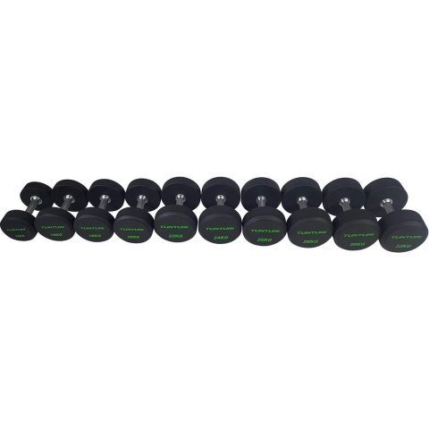 Tunturi Pro PU dumbells 14-32 kg set