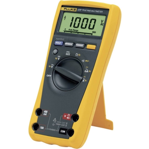 Fluke 177 Multimeter Digitaal CAT III 1000 V, CAT IV 600 V Weergave (counts): 6000