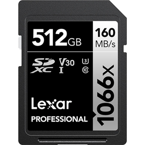 Lexar SDXC Professional UHS-I 1066x 512GB V30