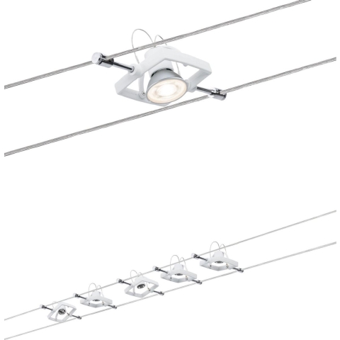Paulmann MacII 94134 Kabelsysteem compleet GU5.3 50 W LED Wit