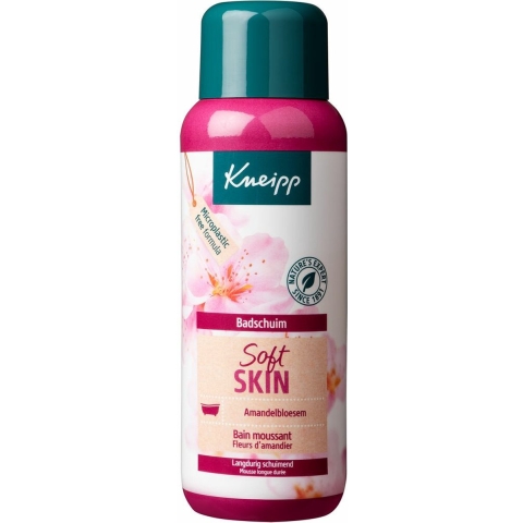 6x Kneipp Badschuim Soft Skin Amandelbloesem 400 ml