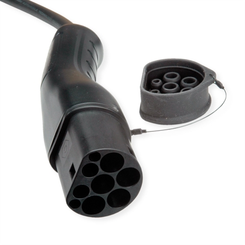 Roline 19080043 eMobility laadkabel 3 m Vlambestendig, IP65, Spiraalkabel