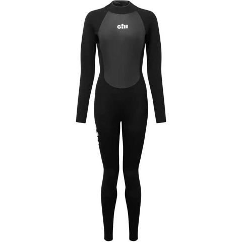 Gill Pursuit Full arm 4/3mm wetsuit zwart dames, L