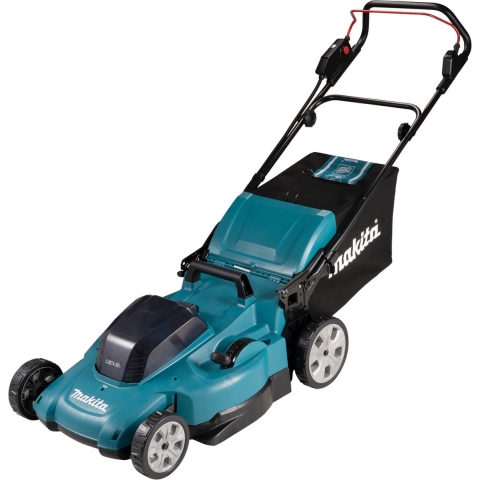 Makita DLM538PT2 | LXT 2x18 V accu Grasmaaier | 53 cm | 5,0 Ah accu (2 st) | duo snellader | in doos - DLM538PT2