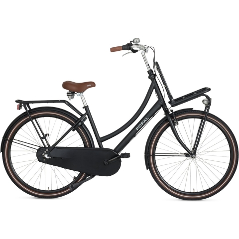 Popal Dutch Basic+ RN3 2024 Dames Transportfiets Mat Zwart 47 Cm +€40.00 Inruilkorting