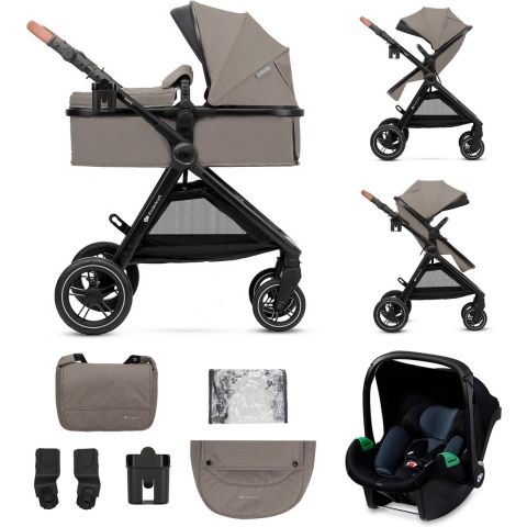 Kinderwagen Kinderkraft Esme 3-in-1 incl. Autostoel Sand Beige